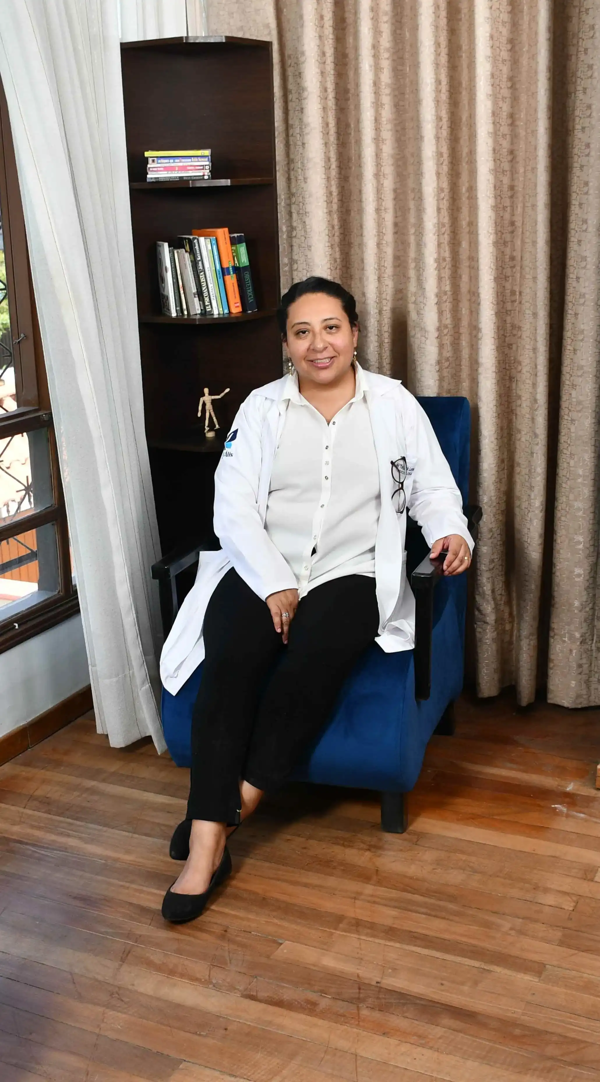 Lic. Tatiana Lafuente en consultorio